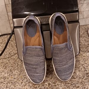 Softt Icelandic Blue Woven Slipons Size 10M